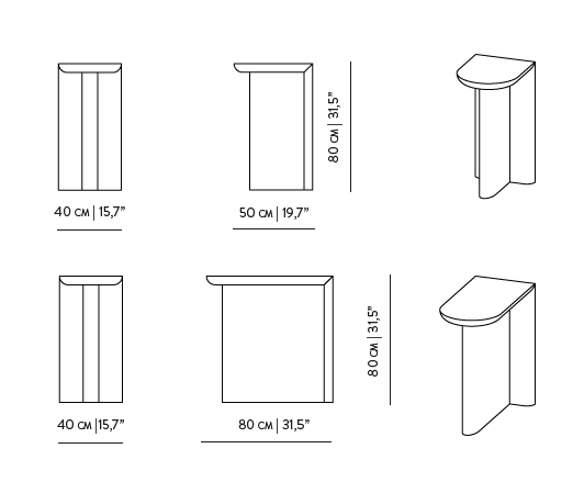 RE-FORM Console Table by Alain Gilles