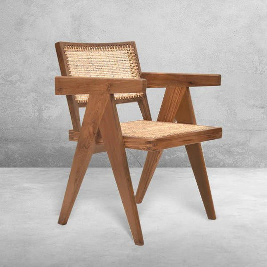 CHANDIGARH CHAIR - Pierre Jeanneret - PJ/212 - 1955 Design - GULMOHAR WOOD WORKS - Made in Bangalore