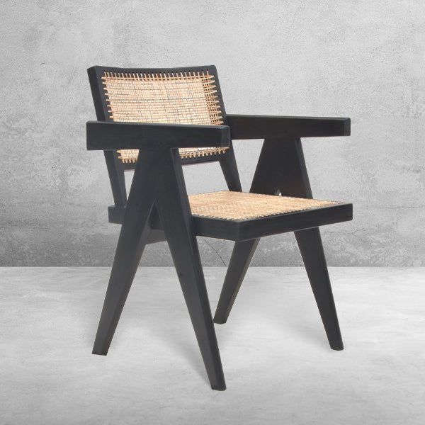 CHANDIGARH CHAIR - Pierre Jeanneret - PJ/212 - 1955 Design - GULMOHAR WOOD WORKS - Made in Bangalore