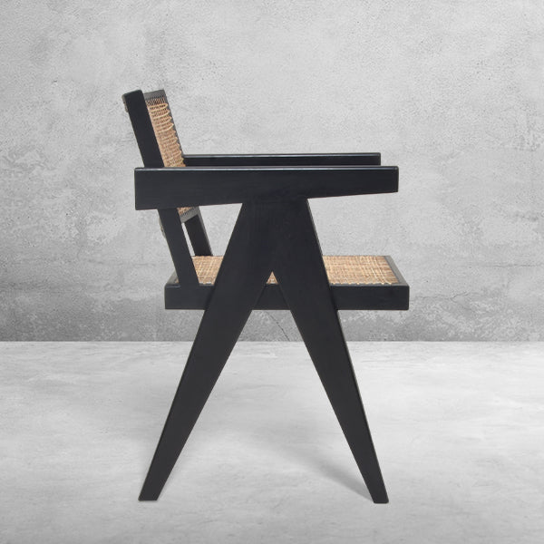 CHANDIGARH CHAIR - Pierre Jeanneret - PJ/212 - 1955 Design - GULMOHAR WOOD WORKS - Made in Bangalore