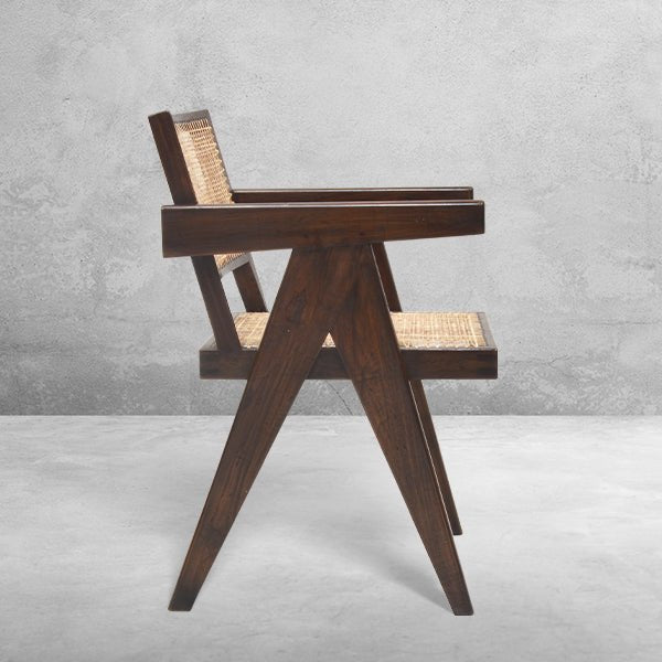 CHANDIGARH CHAIR - Pierre Jeanneret - PJ/212 - 1955 Design - GULMOHAR WOOD WORKS - Made in Bangalore