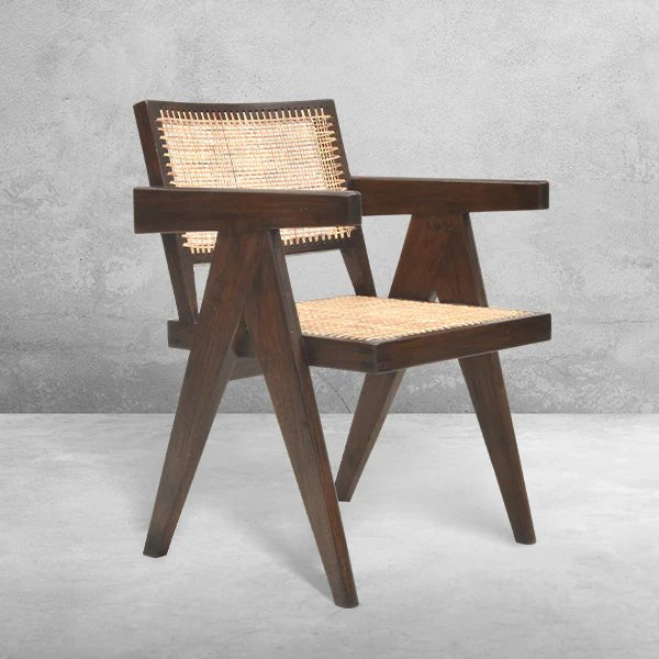 CHANDIGARH CHAIR - Pierre Jeanneret - PJ/212 - 1955 Design - GULMOHAR WOOD WORKS - Made in Bangalore