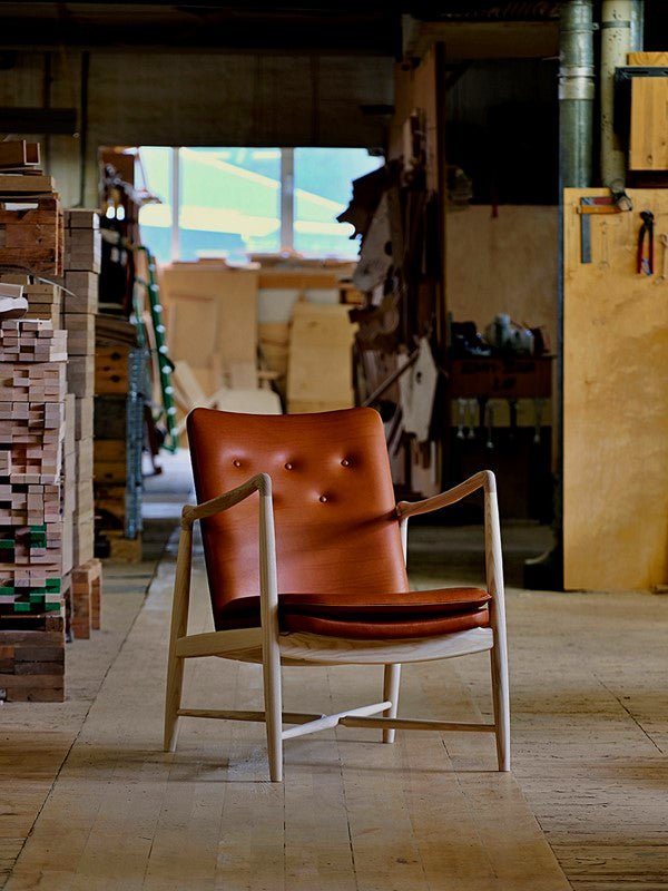 FIREPLACE Chair | Finn Juhl | 1946 - GULMOHAR WOOD WORKS - Made in Bangalore