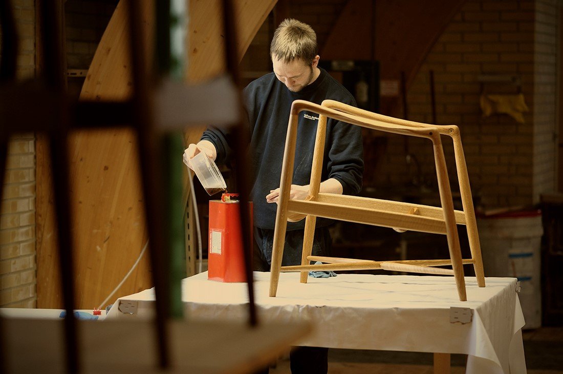 FIREPLACE Chair | Finn Juhl | 1946 - GULMOHAR WOOD WORKS - Made in Bangalore