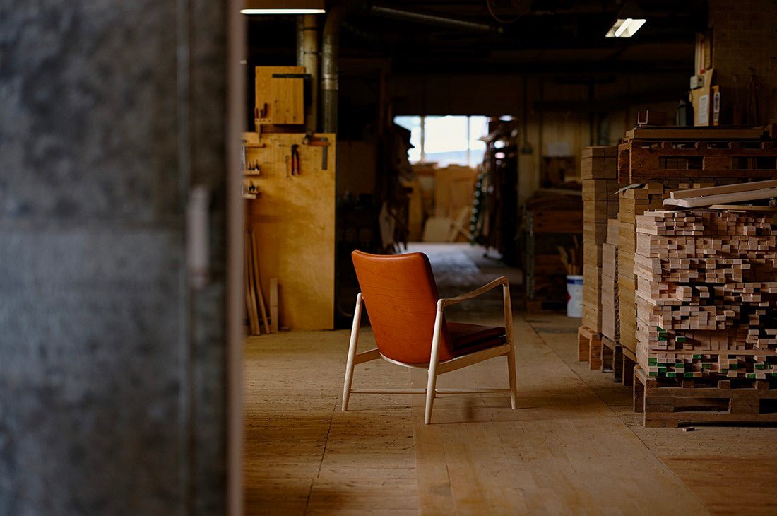 FIREPLACE Chair | Finn Juhl | 1946 - GULMOHAR WOOD WORKS - Made in Bangalore