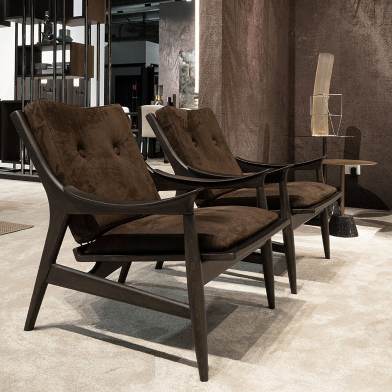 FRANKLIN Armchair by Gianfranco Ferré - GULMOHAR WOOD WORKS - Made in Bangalore