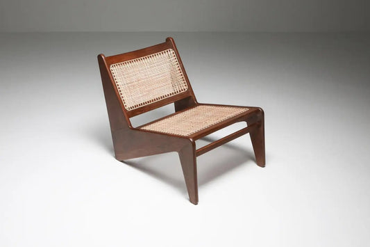 Kangaroo Chair by Pierre Jeanneret; Chandigarh; 1955 - GULMOHAR WOOD WORKS - Made in Bangalore