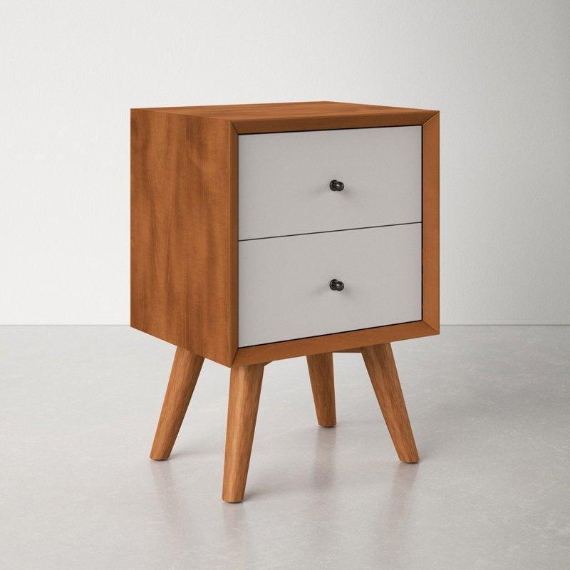 MISTY Drawer Nightstand - GULMOHAR WOOD WORKS - Made in Bangalore