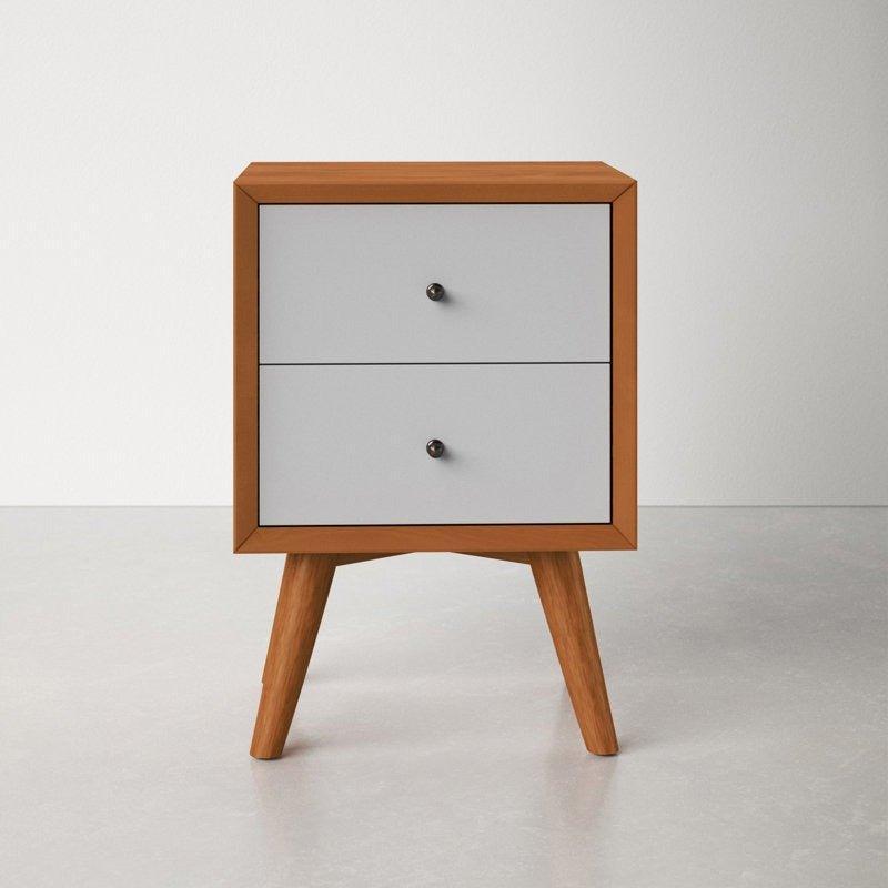 MISTY Drawer Nightstand - GULMOHAR WOOD WORKS - Made in Bangalore