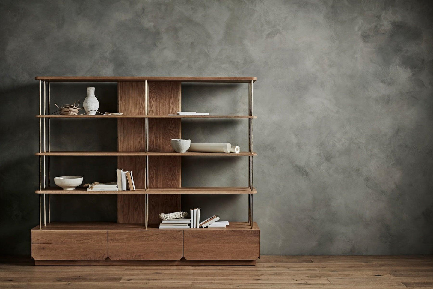 RHONDA Book Shelf - GULMOHAR WOOD WORKS - Made in Bangalore