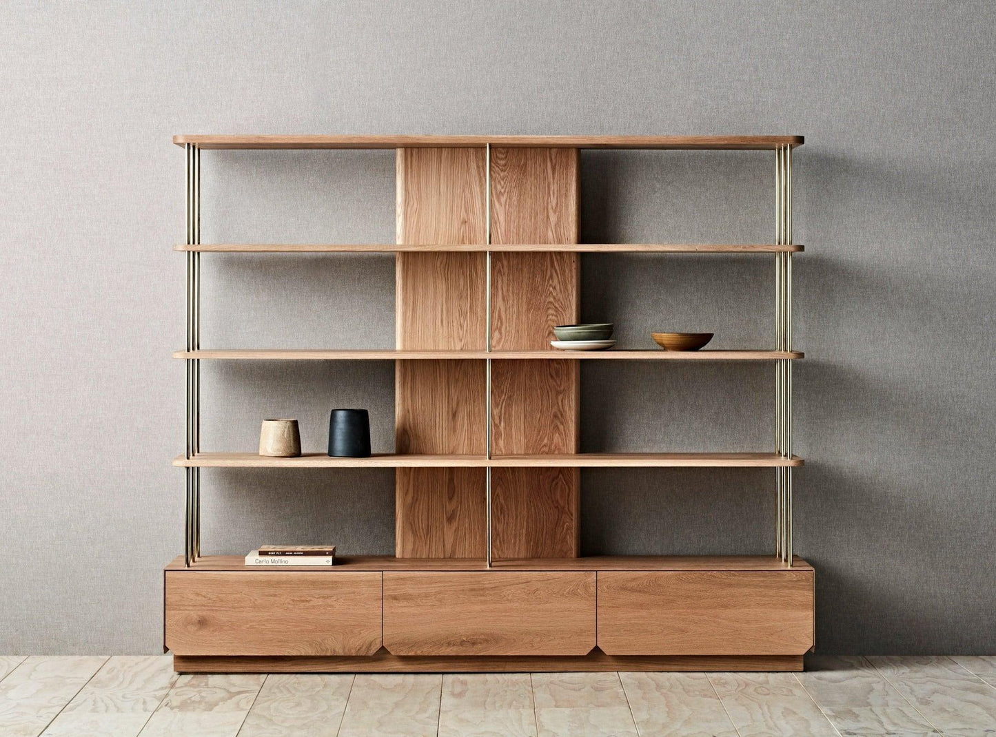 RHONDA Book Shelf - GULMOHAR WOOD WORKS - Made in Bangalore