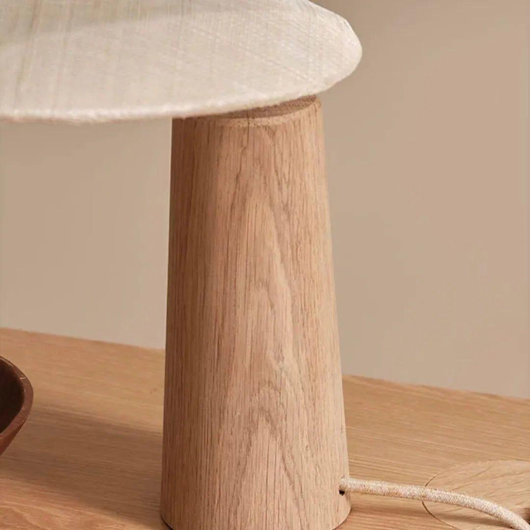 WABISABI Table Lamp - GULMOHAR WOOD WORKS - Made in Bangalore