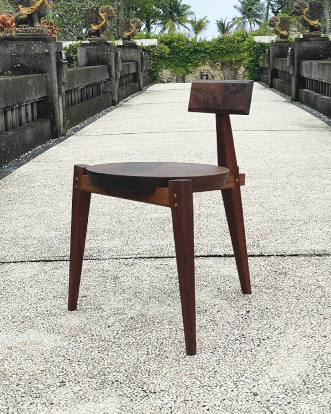 BORIS Brass Chair - GULMOHAR WOOD WORKS - Made in Bangalore