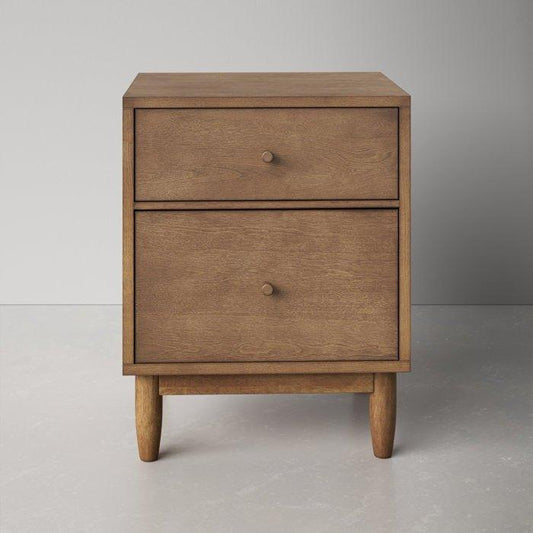 Brunton Drawer Nightstand - GULMOHAR WOOD WORKS