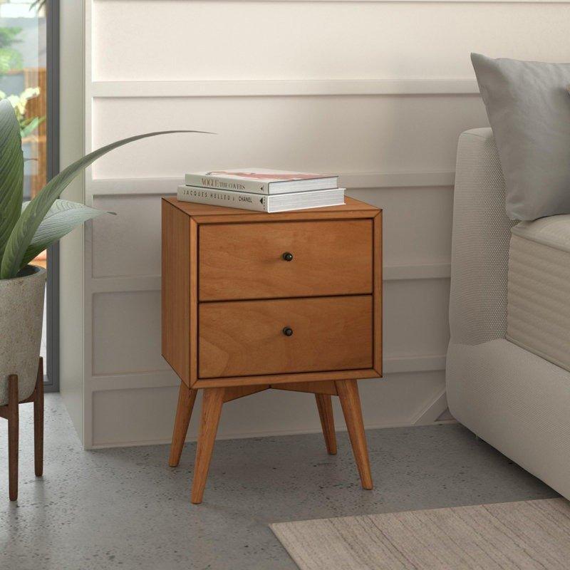 Charles Drawer Nightstand - GULMOHAR WOOD WORKS