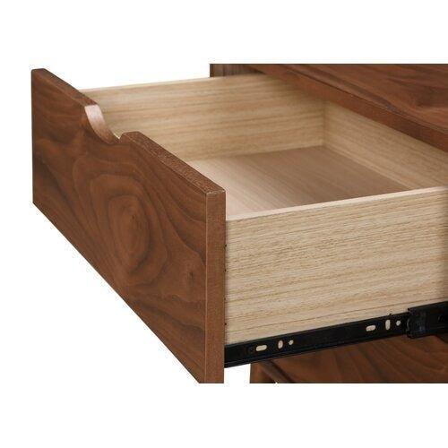 Clark 2 Drawer Nightstand - GULMOHAR WOOD WORKS