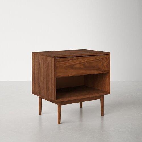 Clark Drawer Nightstand - GULMOHAR WOOD WORKS