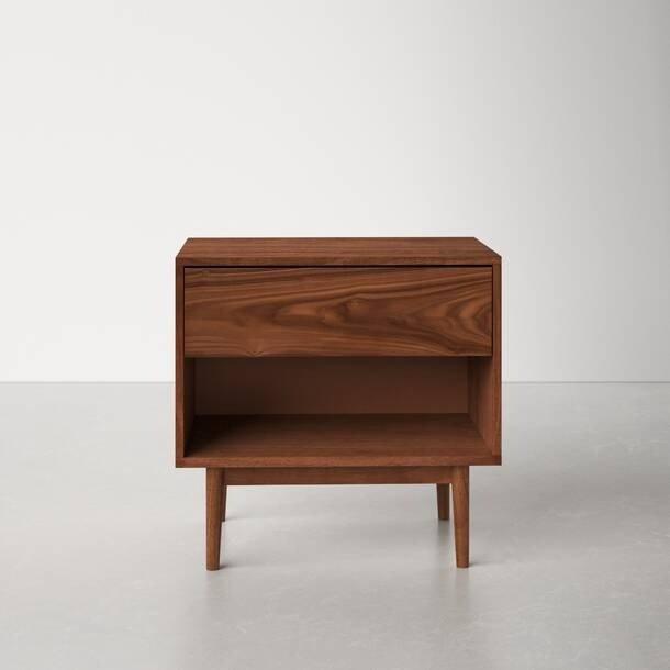 Clark Drawer Nightstand - GULMOHAR WOOD WORKS