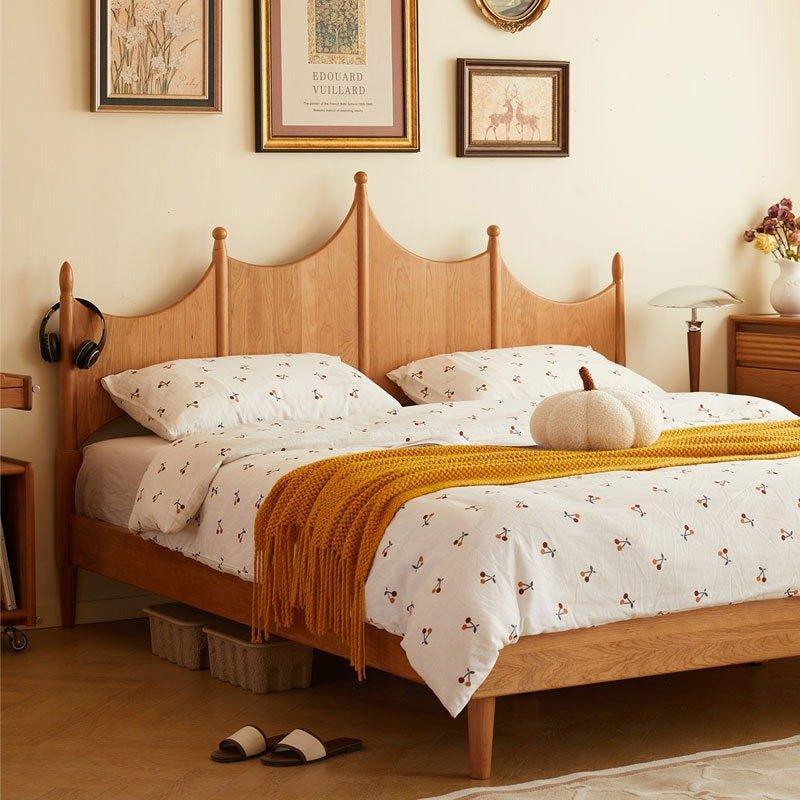 CROWN Bed - GULMOHAR WOOD WORKS - Made in Bangalore