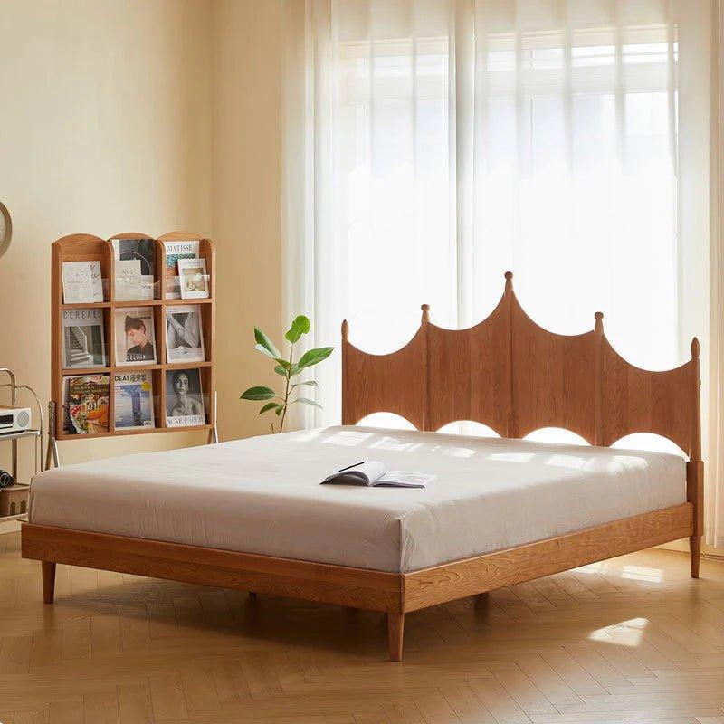 CROWN Bed - GULMOHAR WOOD WORKS - Made in Bangalore