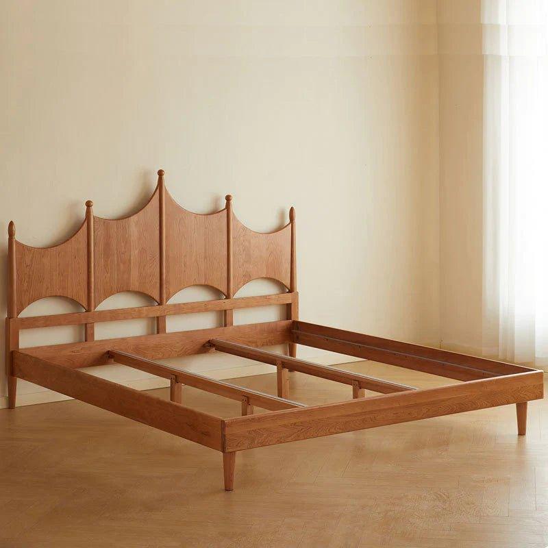 CROWN Bed - GULMOHAR WOOD WORKS - Made in Bangalore