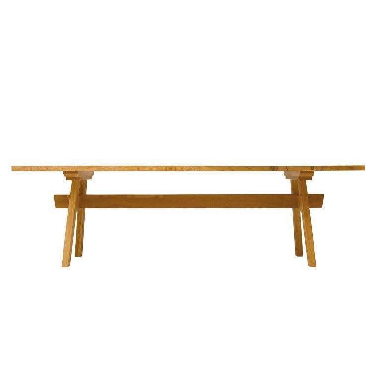 IPPONGI Table with Yagura Legs - GULMOHAR WOOD WORKS